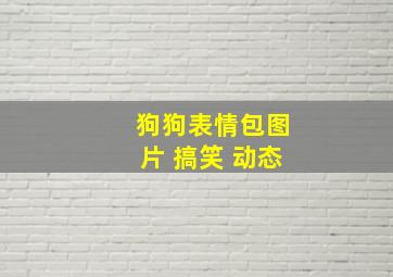 狗狗表情包图片 搞笑 动态